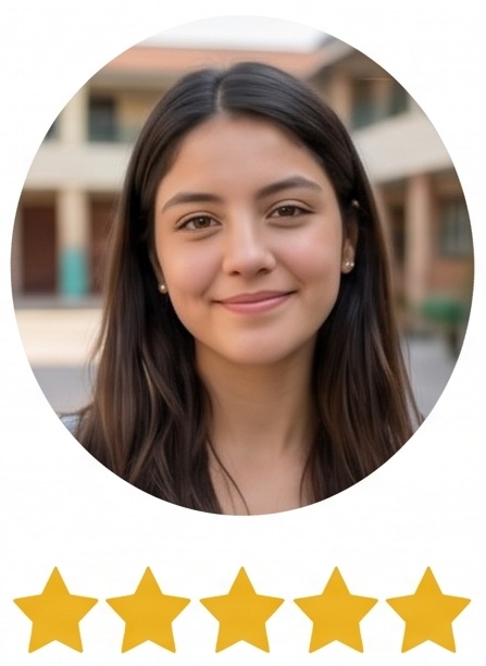 Alumna de Ciencias Exactas que aprendió a resolver matrices y determinantes en sus tutorías de álgebra